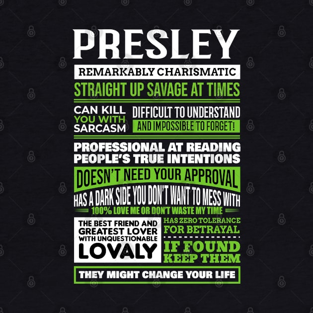 Presley by Ban Guns Not Books- Typography fullcolor